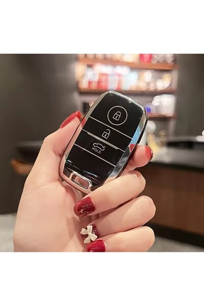KeyRoN Kia Rio Ceed Sportage Sorento Picanto Soul Stonic Key Case Wrench Blac...