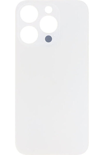 OEM Apple iPhone 15 Pro Κόλλα για την Πόρτα της Μπαταρίας με Μεγάλη Οπή, Λευκ...