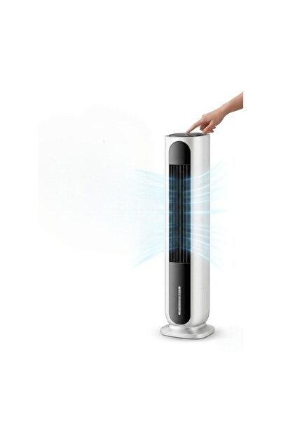 Tradeo Bladeless Tower Fan 7L Air Cooler with 3 Speed Modes, 55W Portable Osc...