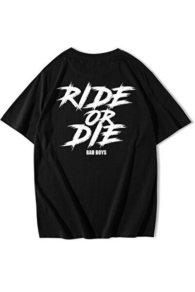 ZOKAWEAR Ουνισέξ Υπερμεγέθες Μπλουζάκι  "Bad Boys Ride or Die "