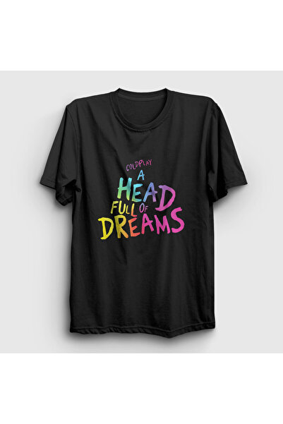 ZOKAWEAR Unisex crna majica "A Head Full Of Dreams" Coldplay 46zw