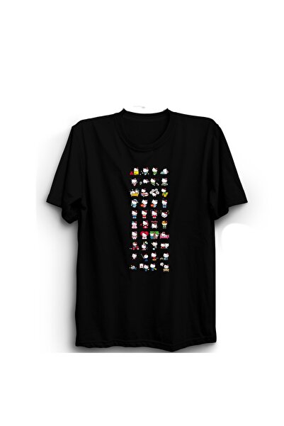 ZOKAWEAR تي شيرت كيتي، كورومي، سامريو، مطبوع بتصميمات متنوعة، 100% قطن