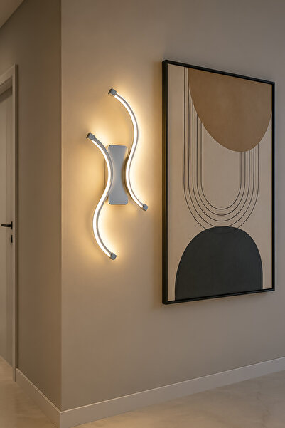 Fer Avize Cunda Aplik Modern Tasarım Dekoratif Led (GÜN IŞIĞI) (PİLLİ DEĞİLDİ...