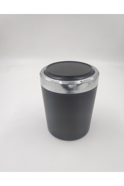 Tuningpazar Oto Araç İçi Kapaklı Led Işıklı Metal Hazneli Küllük