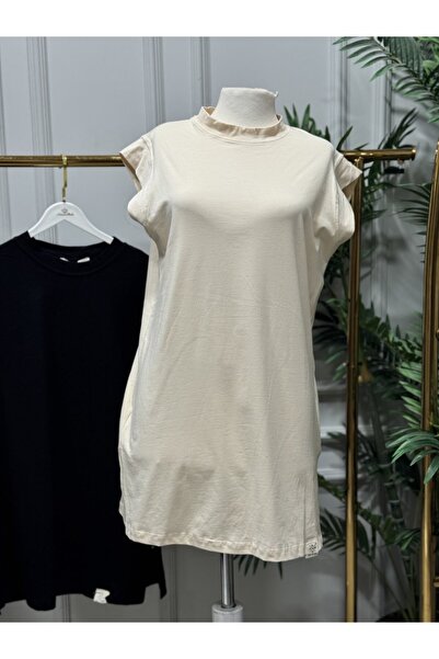 ALANURMODA 30725 Αμάνικο εσώρουχο μεσαίου μήκους μπεζ