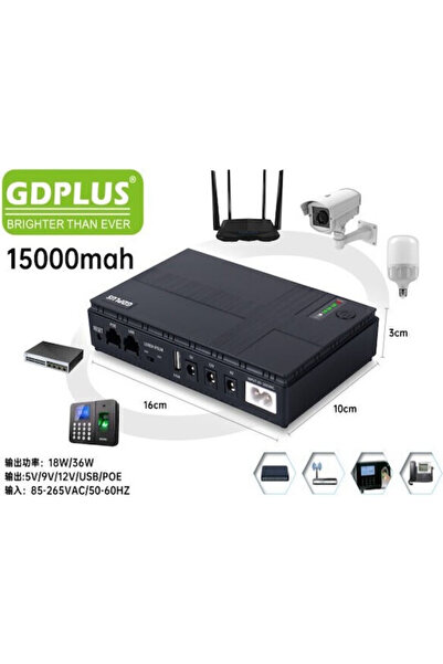 Other Πολυλειτουργικό Power Bank 18W/15.000mAh GD-03802