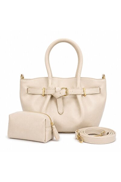 ÇANTAM GELSİN 2-Piece Hand and Shoulder Bag with Puppy Bag