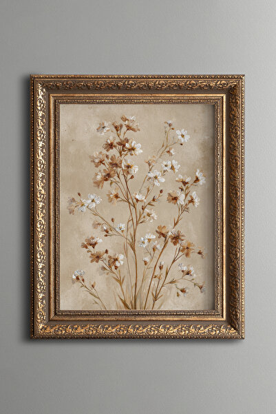 epiqart Wild Flowers - Vintage Patterned Painting - Thick Model