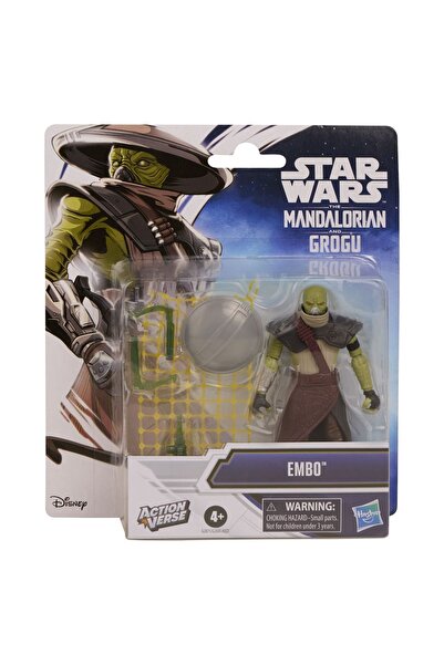 Hasbro Star Wars Mandalorian și Grogu Set de acțiune Figurina Embo și Accesorii