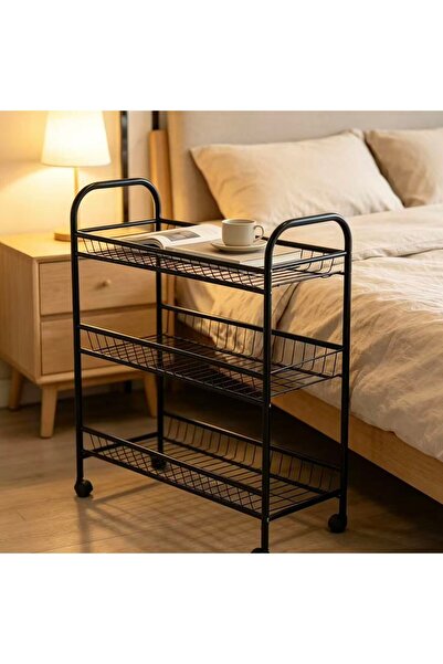 Bleco Mobile Freestanding Multi-Layer Utility Organizer Rack
