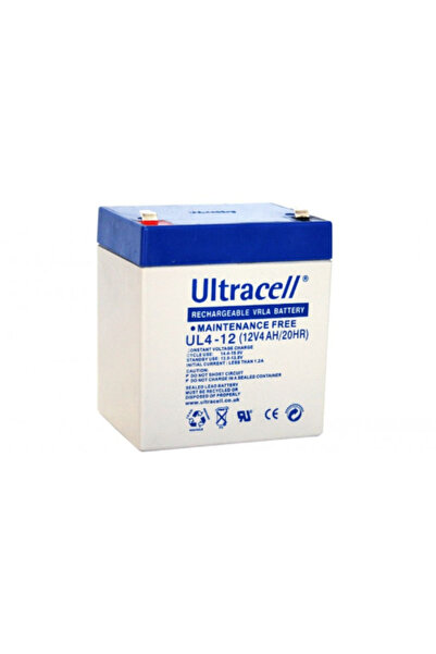 Ultracell B12V-4 Ούλτρασελ ©   Επαναφορτιζόμενη σφραγισμένη μπαταρία μολύβδου...
