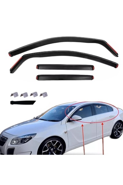 Flexzon Ανεμοθραύστες για OPEL INSIGNIA A SEDAN 2009 - 2017 4 τεμάχια. FZVETR...