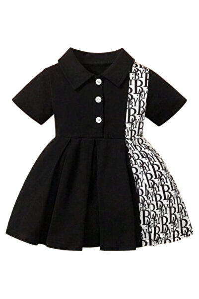 OEM Rochie Plisata pentru Fetite culoare Negru, 12-18M