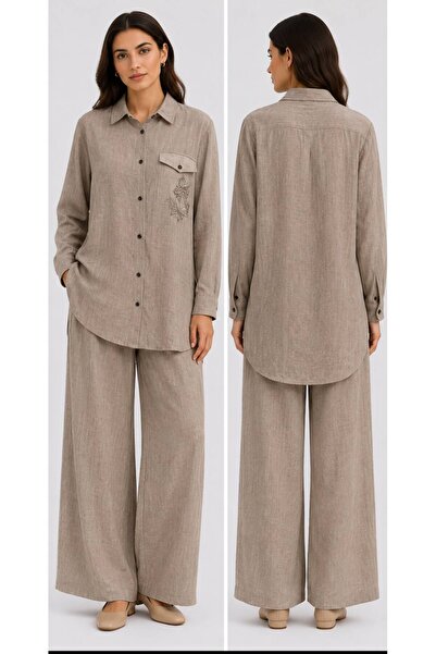 PAYİNİ 453-75 Women's Stone-Detail Hijab Set
