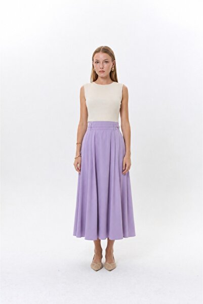 MY GRS 3969 Zero Sleeves Top Camisole Dress with Poplin Belt