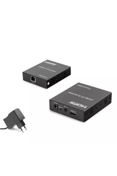 Universal Hadron hdx1363 hdmi kvm extender 4k loop-out 120 m - silver