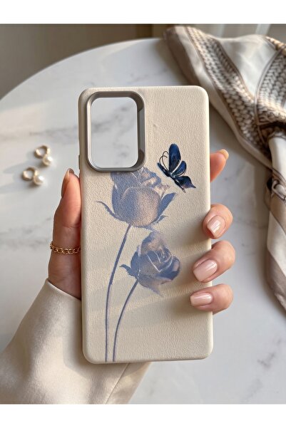 Hatreds Redmi Note 10 Pro Deri Dokulu Desenli Kamera Korumalı Darbe Emici Sil...