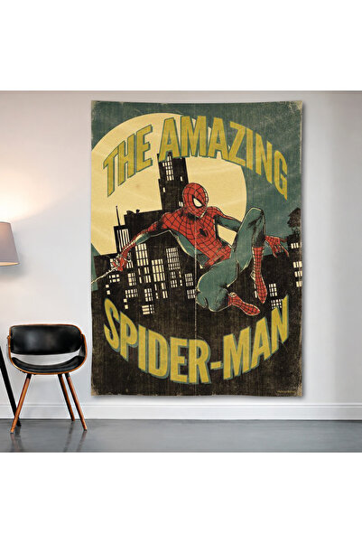Geek Cultcha لوحة جدارية كلاسيكية من The Amazing Spider-Man، ملصق من قماش الس...
