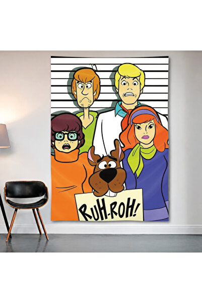 Geek Cultcha Scooby-Doo Wall Covering Wall Tapestry First Quality Satin Fabri...