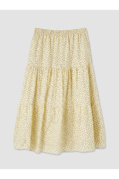 LC Waikiki Trendlucky Polka Dot Layered Skirt with Elastic Waist