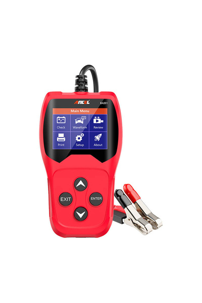 ANCEL Tester de baterii auto 8-16V CC Analizor de stare a bateriei