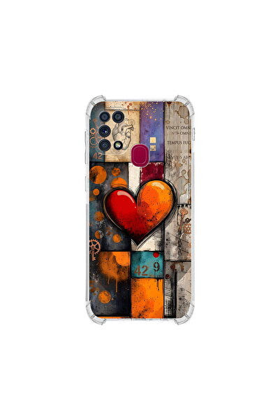 PrintiFy Samsung Galaxy M31 ile Uyumlu Düşlerin Dansı Serisi Zamanın Kalbi Ta...
