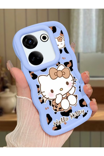Hontinga Tecno Camon 20 Compatible Case Camera Protector Blue Silicone Couple...