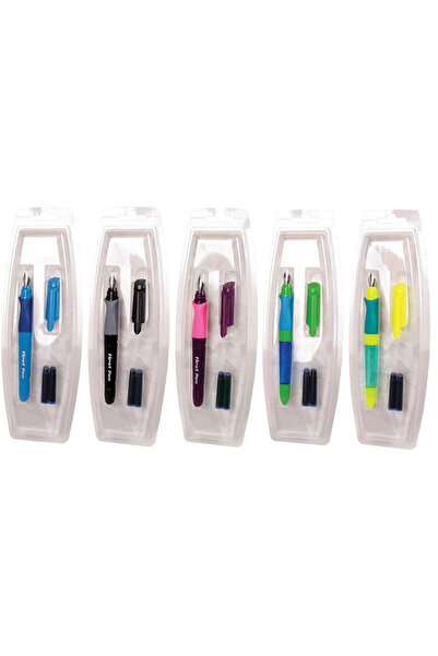 CRESCO Stilou First Pen, pentru copii, cu 2 cartuse, mix modele, Multicolor