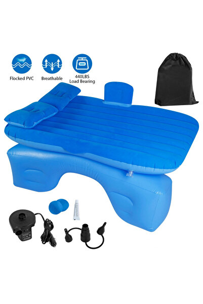 Sellsa Shop Saltea gonflabilă auto pentru bancheta din spate, 75x125 cm, incl...
