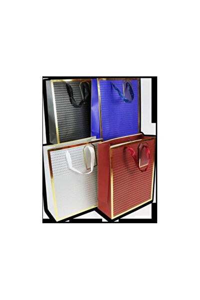 OEM Kalpol, Geanta cadou laminata, mix de modele, M, Multicolor, 26x32x10 cm