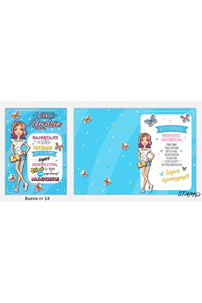 STAMP Agendă Bueno B6 cu plic, format 130×180 mm