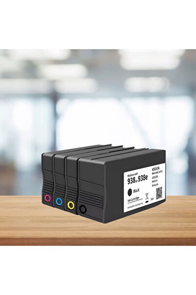 HP 938E MUADİL KARTUŞ CMYK SET YÜKSEK KAPASİTE