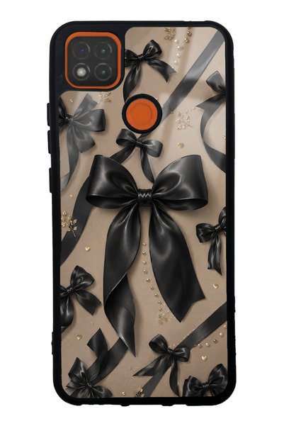 Spoyi Xiaomi Redmi 9C Glossy Phone Case with Midnight Bow Design