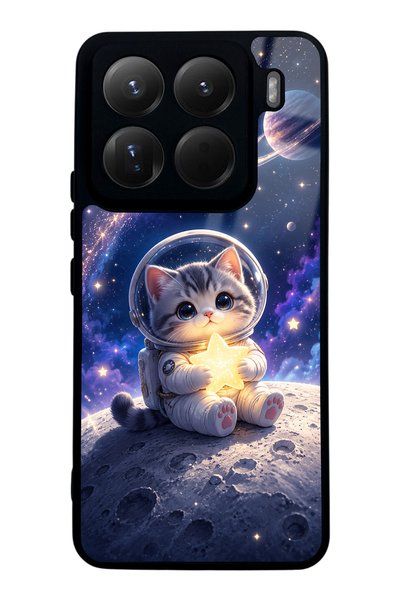 Spoyi Xiaomi 15Pro Starlight Space Kitty Design Glossy Phone Case