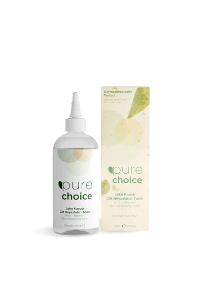 Pure PureChoice Leke Karşıtı Aydınlatıcı Cilt Tonu Eşitleyici Tonik 200 ml