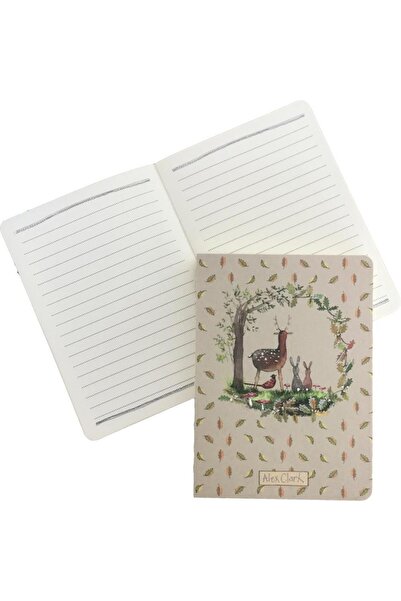 Alex Clark Caiet notite Spine W Lesie, cu pagini liniate, 100 pagini, 13x18 c...