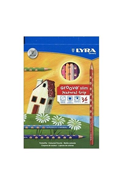 LYRA Set 36 creioane colorate Groove Slim, Multicolor