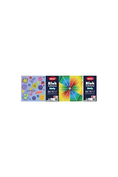 Beniamin Figurina multicolor 21x31cm set 10 coli A4 150g alb cu suport carton
