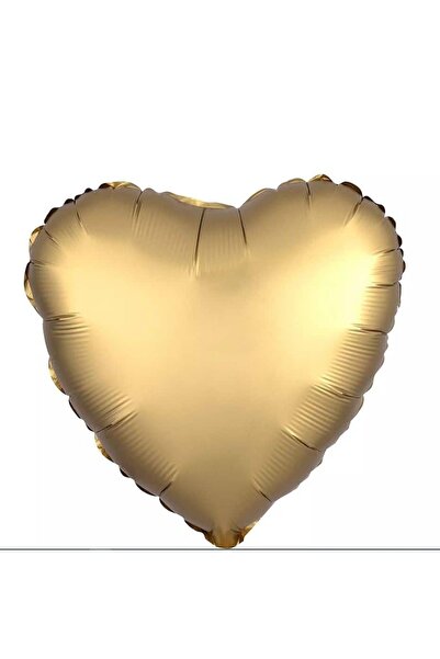 Baloane Vesele Balon inima Gold Satin LOV42-7
