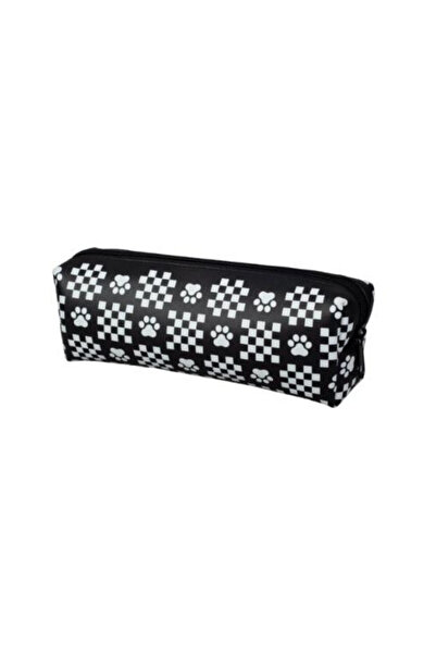 Pajacyk , Penar/etui textil, un compartiment, cu fermoar, model Albo grubo al...