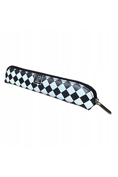 OEM Mini Etui Piórnik Saszetka KRATA BLACK & WHITE - Eleganckie Akcesorium