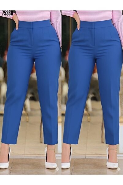 Livizmir Moda Women's Over-The-Knee Ankle-Length Crepe Fabric Trousers 36 (S)...
