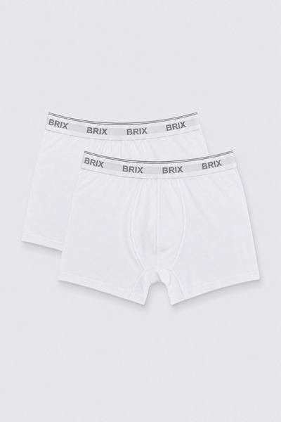 Brix Men's 2-pack boxer briefs - white