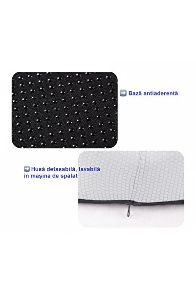 SİLKY HOME Perna ortopedica de sezut Silky Home®, spuma cu memorie premium, s...