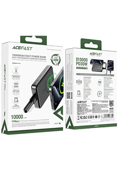 Acefast Magnetic Fast Wireless Charge Power Bank M10 PD30W 10000mAh