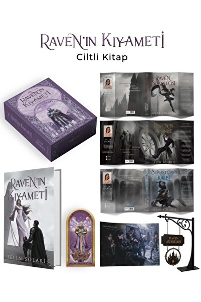 Pukka yayınları ONYX KUTULU RAVENİN KIYAMETİ CİLTLİ SET-SELİN SOLARİS