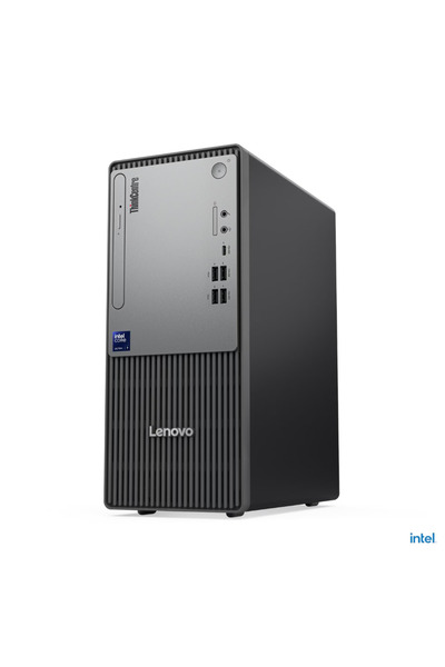 LENOVO كمبيوتر مكتبي ثينك سنتر نيو 50 تي، معالج إنتل كور ألترا 5-225، ذاكرة وصول عشوائي 8 جيجابايت، قرص صلب 512 جيجابايت إس إس دي إم.2، رسومات إنتل يو إتش دي، ماوس ولوحة مفاتيح، نظام دوس مجاني - أسود