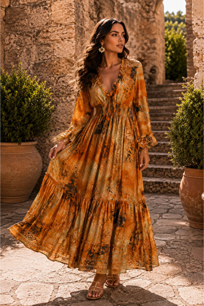 elite aura collectıon Elite Aura – Azura Maxi Elbise
