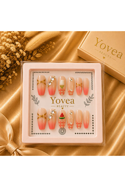 Yovea beauty 12’li takma tırnak seti