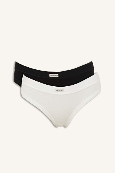DeFacto 2-Piece Slip Panties Set with Flexible Waistband I4124Ax26Au